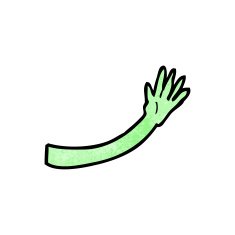 cartoon monster arm N75