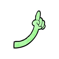 cartoon monster arm N77