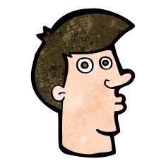 cartoon confused man N58