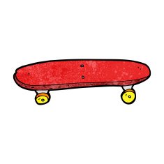 Cartoon Skateboard N60