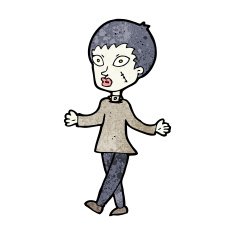 cartoon halloween zombie woman N9