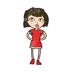 Cartoon Woman N46