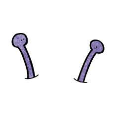 cartoon alien antennae N17