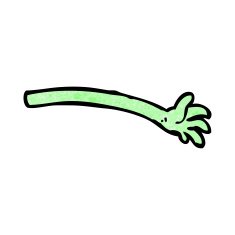 cartoon monster arm N79