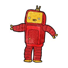 Cartoon Robot N249