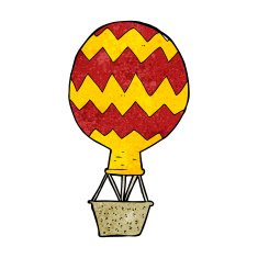cartoon hot air balloon N14