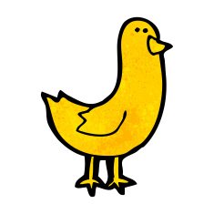 Cartoon Bird N332