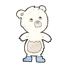 cartoon cute little bear N14