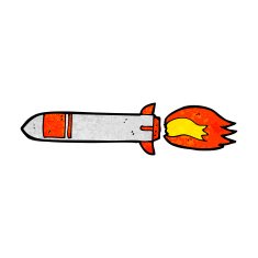 Cartoon Missile N29