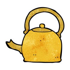 cartoon old kettle N9