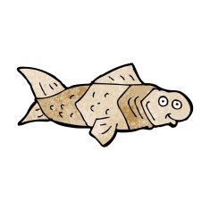cartoon funny fish N30