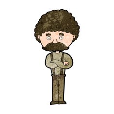 cartoon old man N27