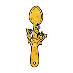 Cartoon Wooden Spoon N19