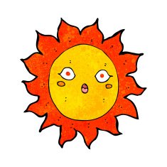 Cartoon Sun N81