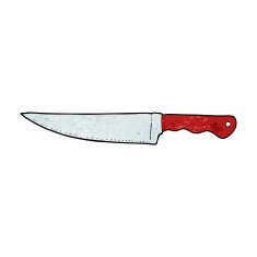 Cartoon Kitchen Knife N25