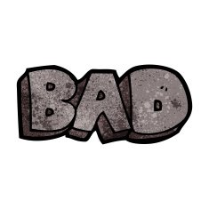 cartoon bad sign N8