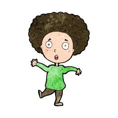 cartoon startled person N7