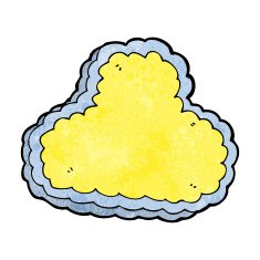 cartoon decorative cloud N27
