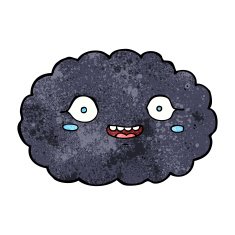 happy cartoon cloud N23