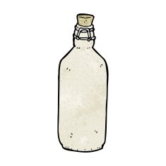 cartoon traditional bottle N18