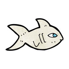Cartoon Fish N166