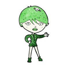 Cartoon Vampire Girl N209
