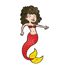 Cartoon Mermaid N61