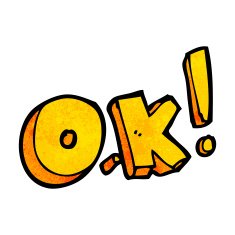 cartoon ok symbol N17