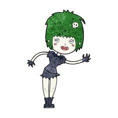 Cartoon Vampire Girl N210