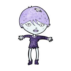 Cartoon Vampire Girl N211