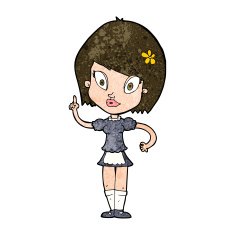 cartoon pretty maid N9