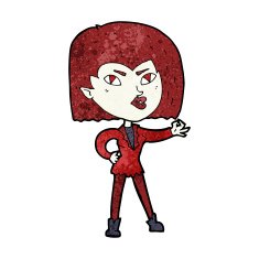 Cartoon Vampire Girl N212