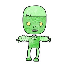 Cartoon Robot N251