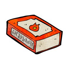 cartoon pack of matches N9