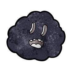 cartoon spooky cloud N8