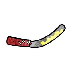 Cartoon Butter Knife N4