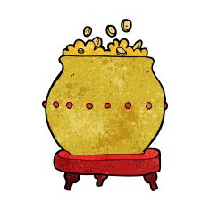 cartoon pot of gold N5