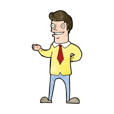 cartoon salesman N23