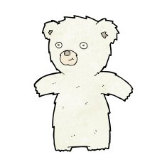 cute cartoon polar bear N42