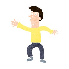 cartoon reaching man N9