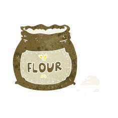 cartoon bag of flour N30