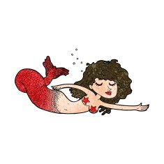 Cartoon Mermaid N62