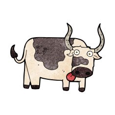 Cartoon Bull N34