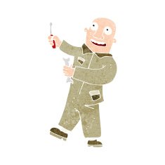 Cartoon Mechanic N21