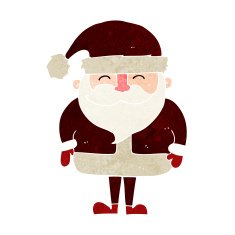 Cartoon Santa Claus N318