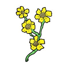 Cartoon Flowers N75