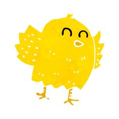 Cartoon Bird N340