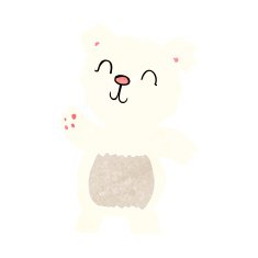 Cartoon Polar Bear N83
