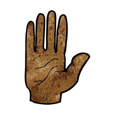 cartoon hand N15