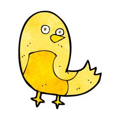 Cartoon Bird N341